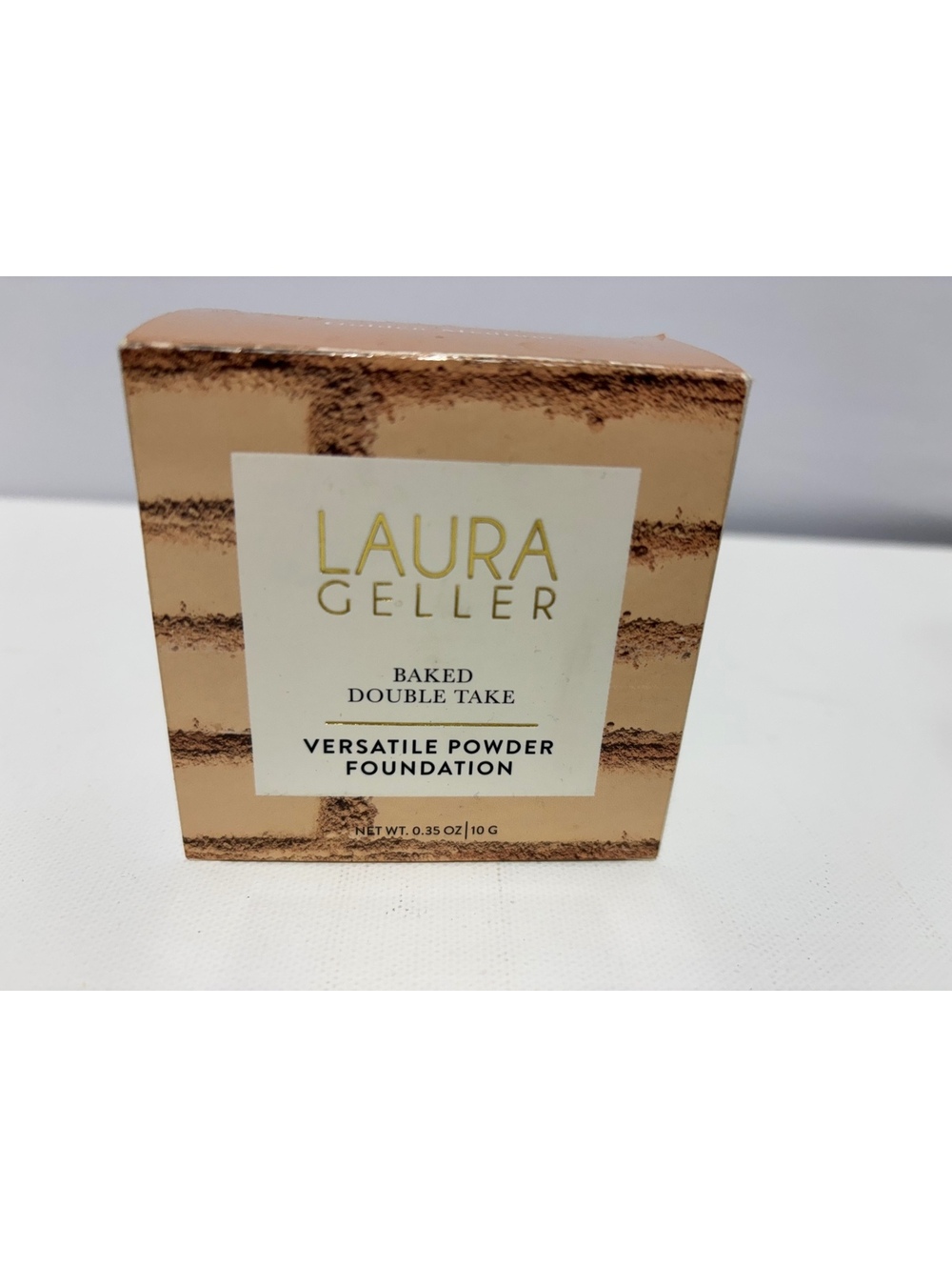 Laura Geller Baked Double Take Powder Foundation Golden Medium 0.35 oz 10g